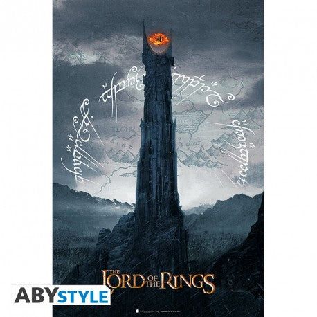 LOTR SAURON TOWER POSTER 91,5 X 61