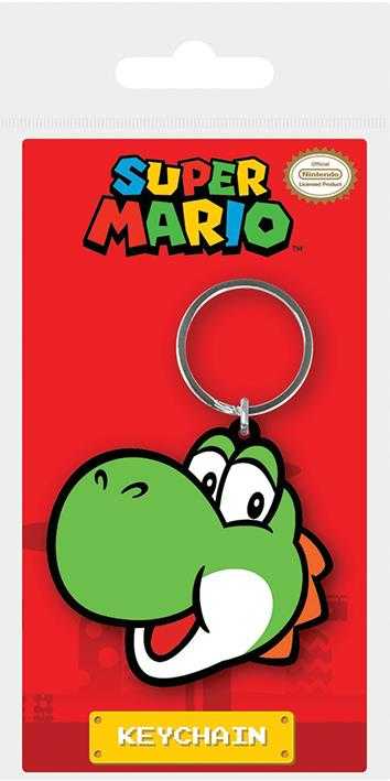 SUPER MARIO YOSHI RUBBER KEYCHAIN