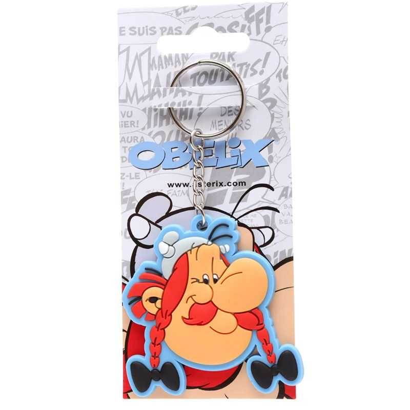 ASTERIX OBELIX RUBBER KEYCHAIN