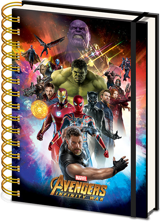 AVENGERS INFINITY WAR A5 NOTEBOOK