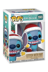 DISNEY HOLIDAY STITCH W/HAT POP