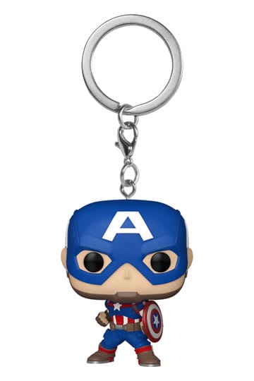 CAPTAIN AMERICA POCKET POP KEYCHAIN