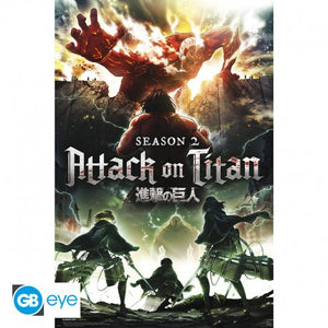 ATTACK ON TITAN KEY ART S2 POSTER