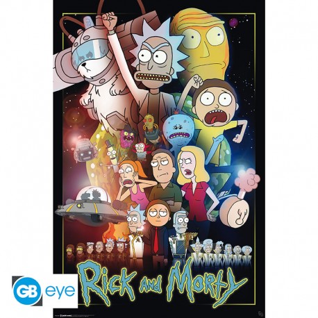 RICK AND MORTY WARS POSTER 91,5X61