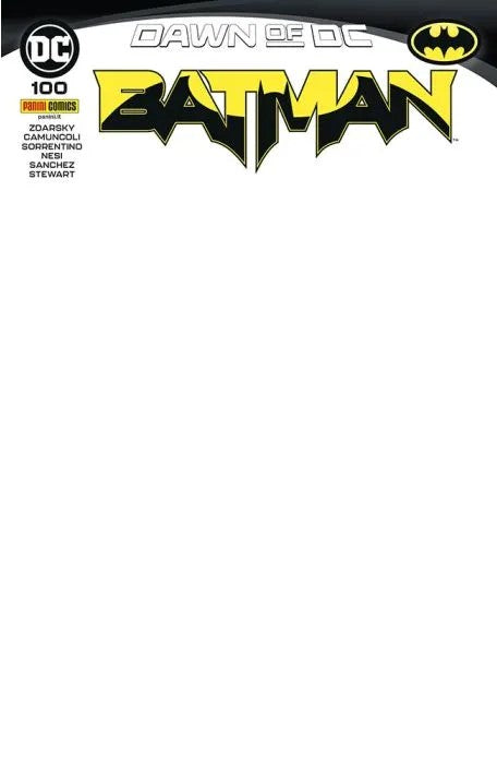 BATMAN 100 VARIANT BLANK COVER